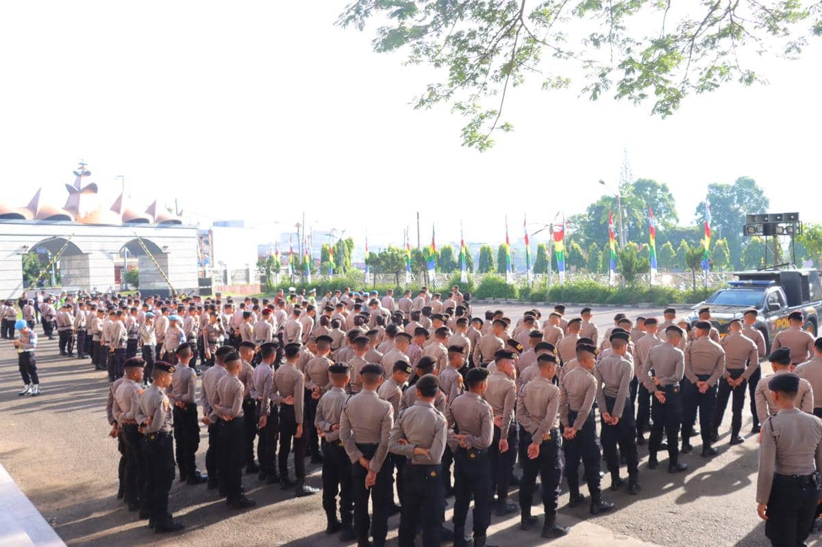 600 Personel Gabungan Kawal May Day 2026 di Bandar Lampung