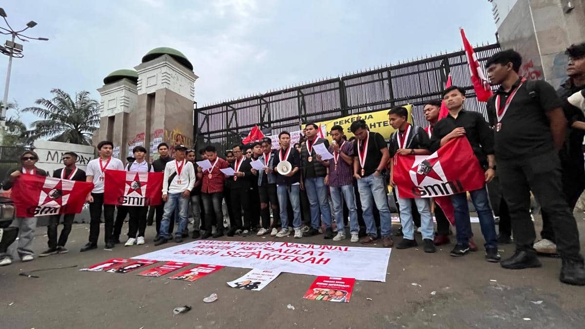 TAUD Kecam Prosedur Penangkapan Massa Aksi May Day di DPR