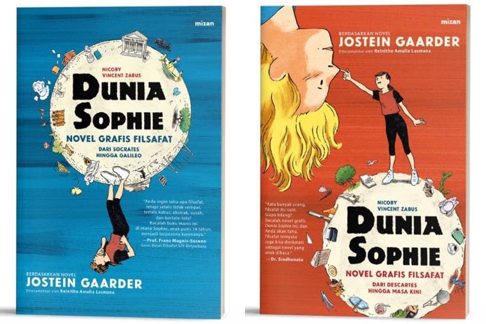 Cover buku "Dunia Sophie: Novel Grafis Filsafat" (foto via Buku Mizan Pustaka)