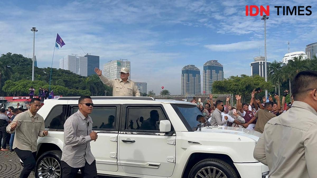 Demi Lihat Prabowo dari Dekat, Tuti Rela Menunggu 40 Menit 
