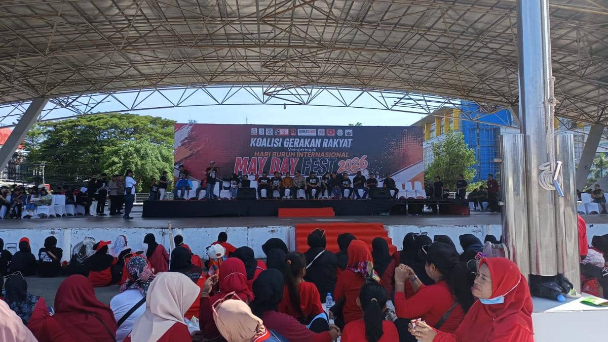 May Day Fest 2026 di Makassar Jadi Ruang Interaksi Buruh-Pemerintah