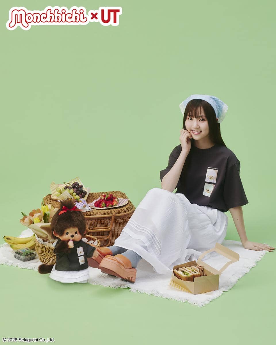 Kolaborasi UNIQLO T-shirt dengan Monchhichi, Super Kawaii!