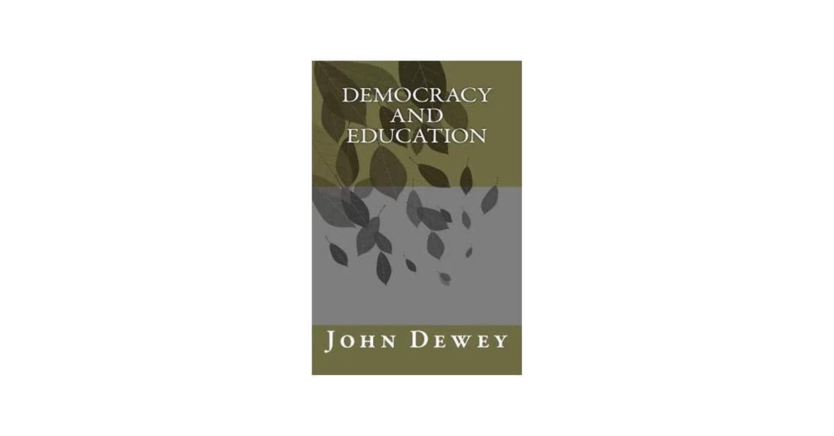 Demokrasi dan Pendidikan karya John Dewey (amazon.com)