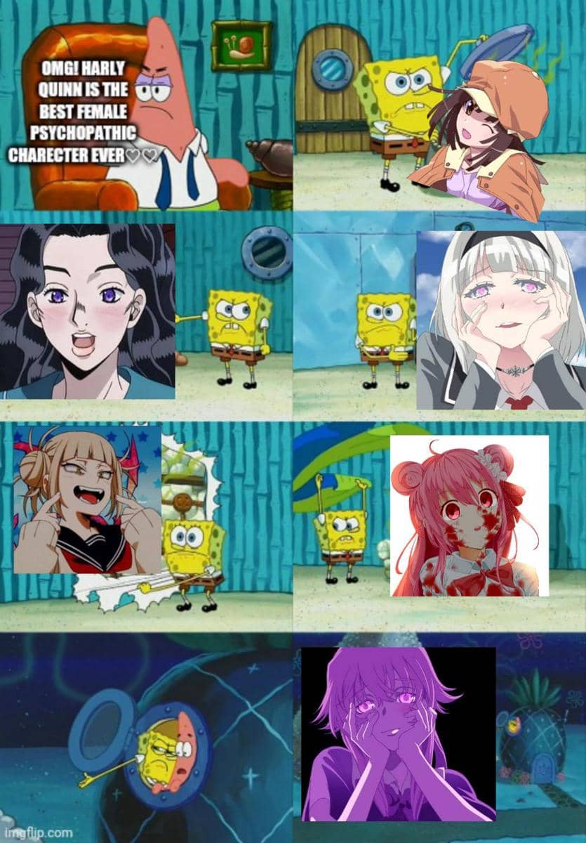 meme anime tentang yandere