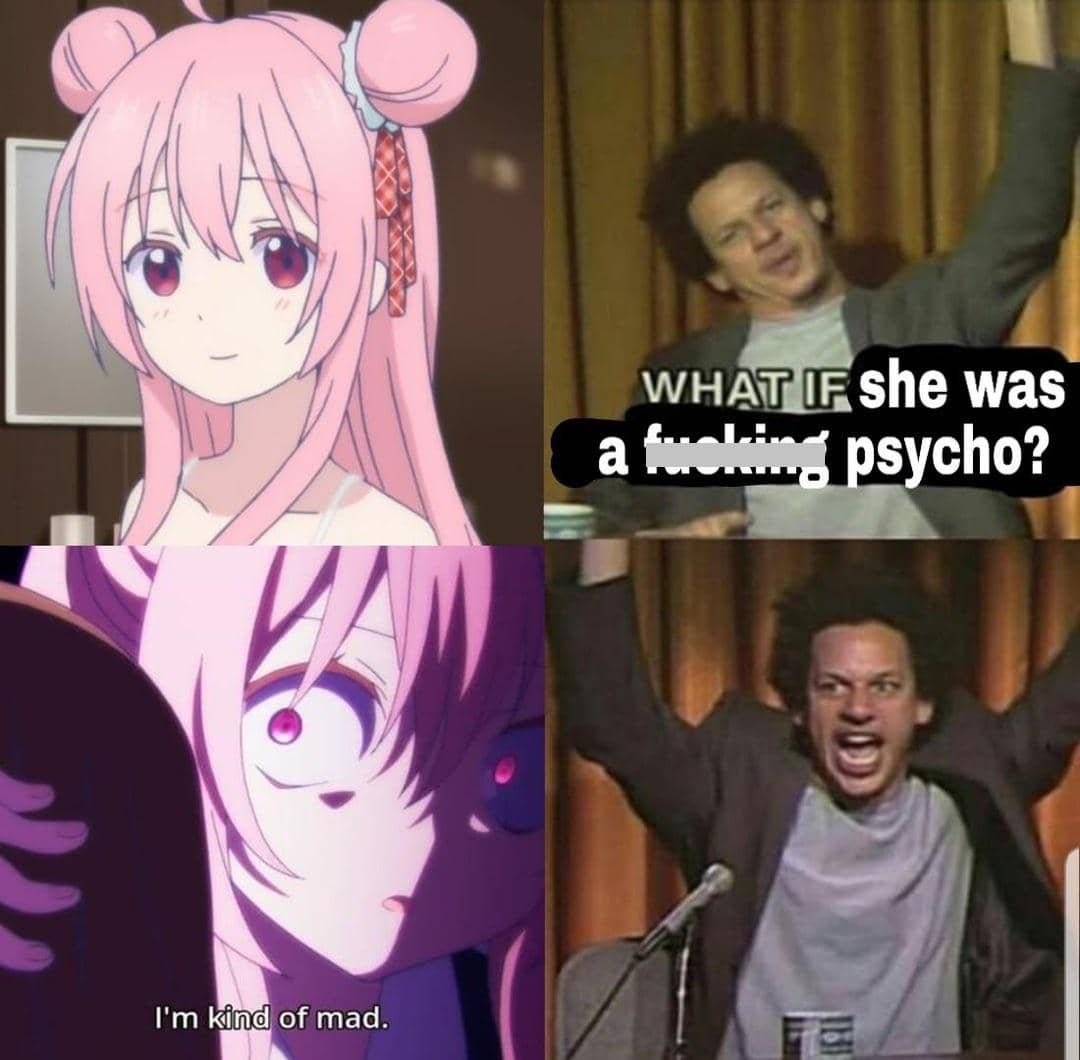 meme anime tentang yandere