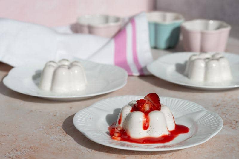 ilustrasi puding susu
