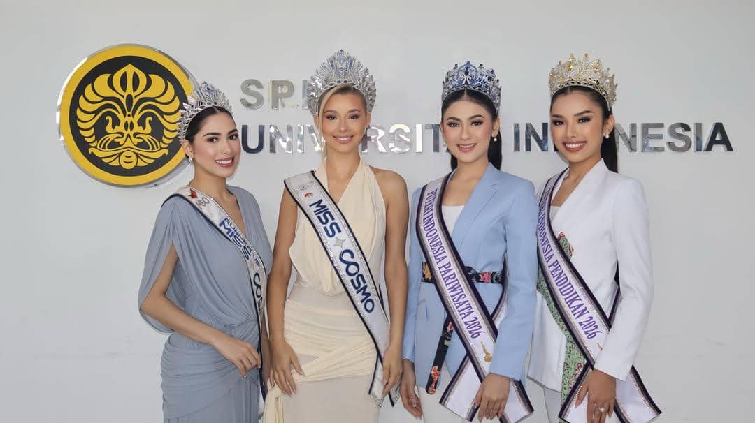 Potret Kunjungan Miss Cosmo 2025 Yolina Lindquist di Indonesia