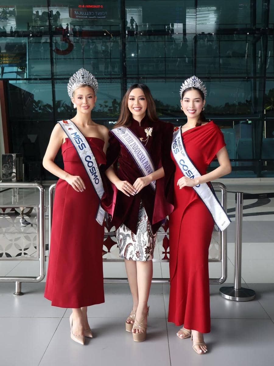 Potret Kunjungan Miss Cosmo 2025 Yolina Lindquist di Indonesia