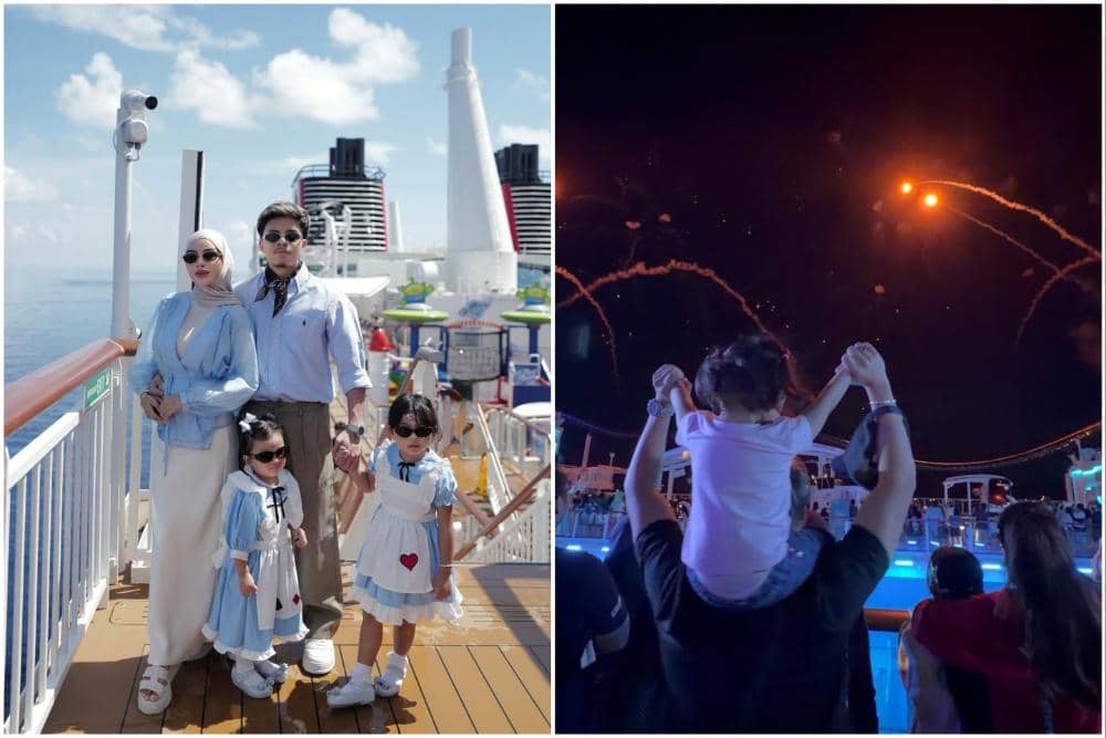 10 Potret Keluarga Atta dan Aurel Pertama Kali Naik Disney Cruise