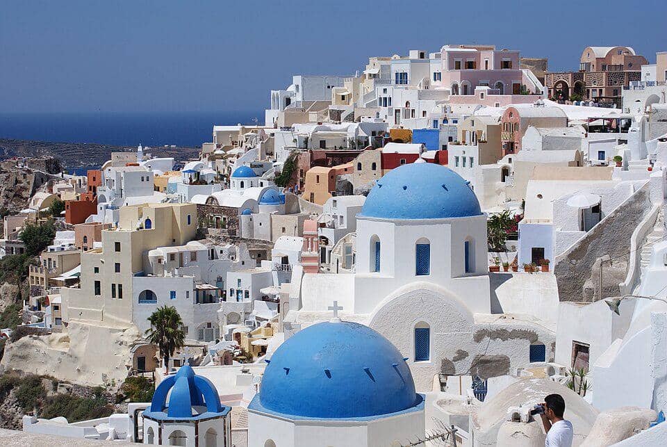 Desa Oia di Yunani