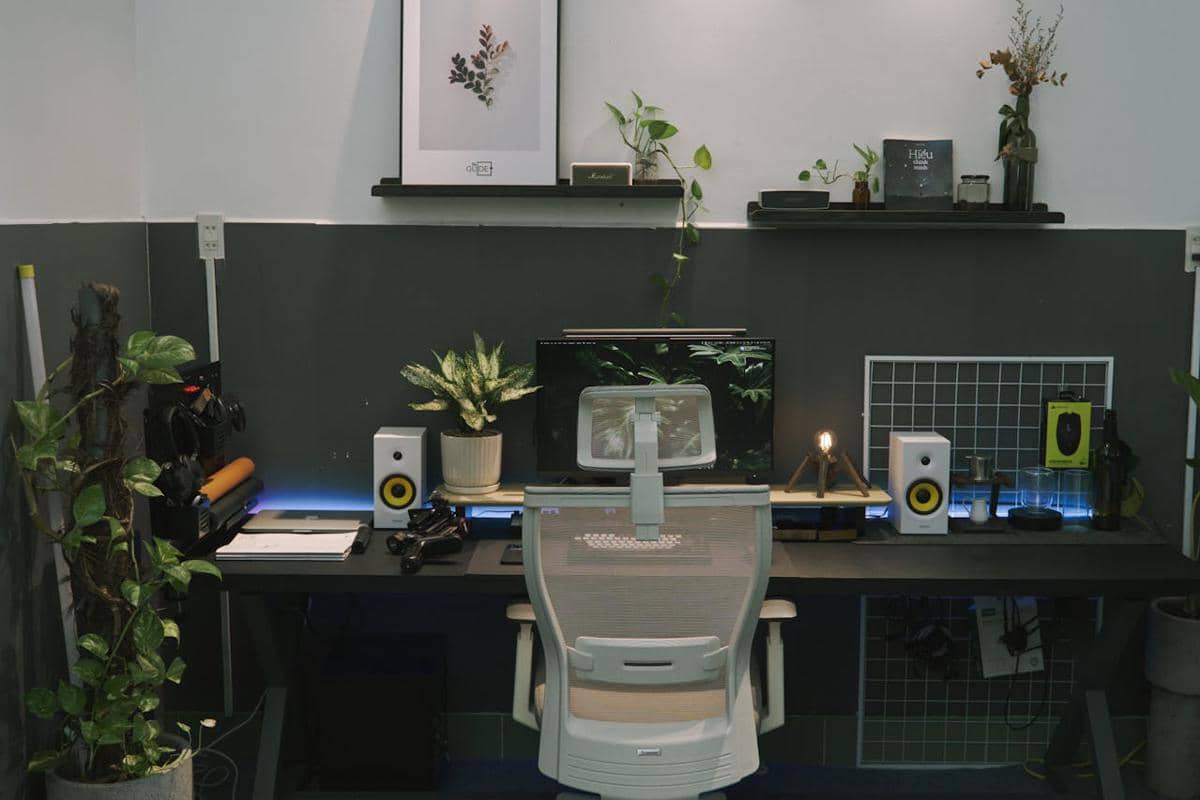 Ilustrasi desk-scaping 