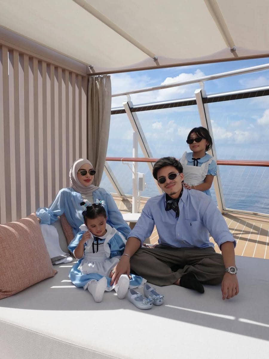 Keluarga Atta dan Aurel pertama kali naik Disney Cruise