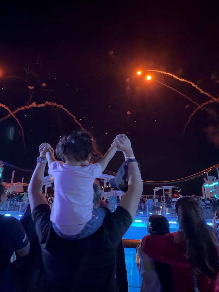Keluarga Atta dan Aurel pertama kali naik Disney Cruise