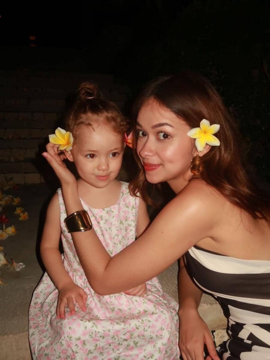 Rebecca Klopper liburan bareng Kamari di Bali