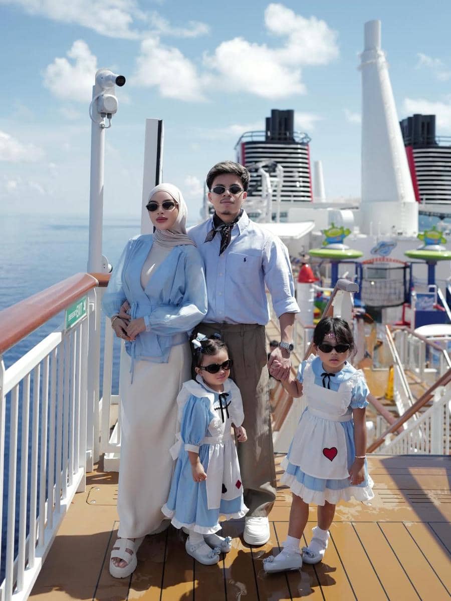 Keluarga Atta dan Aurel pertama kali naik Disney Cruise