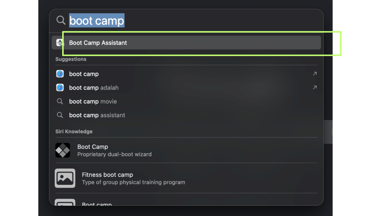 Boot Camp di MacBook