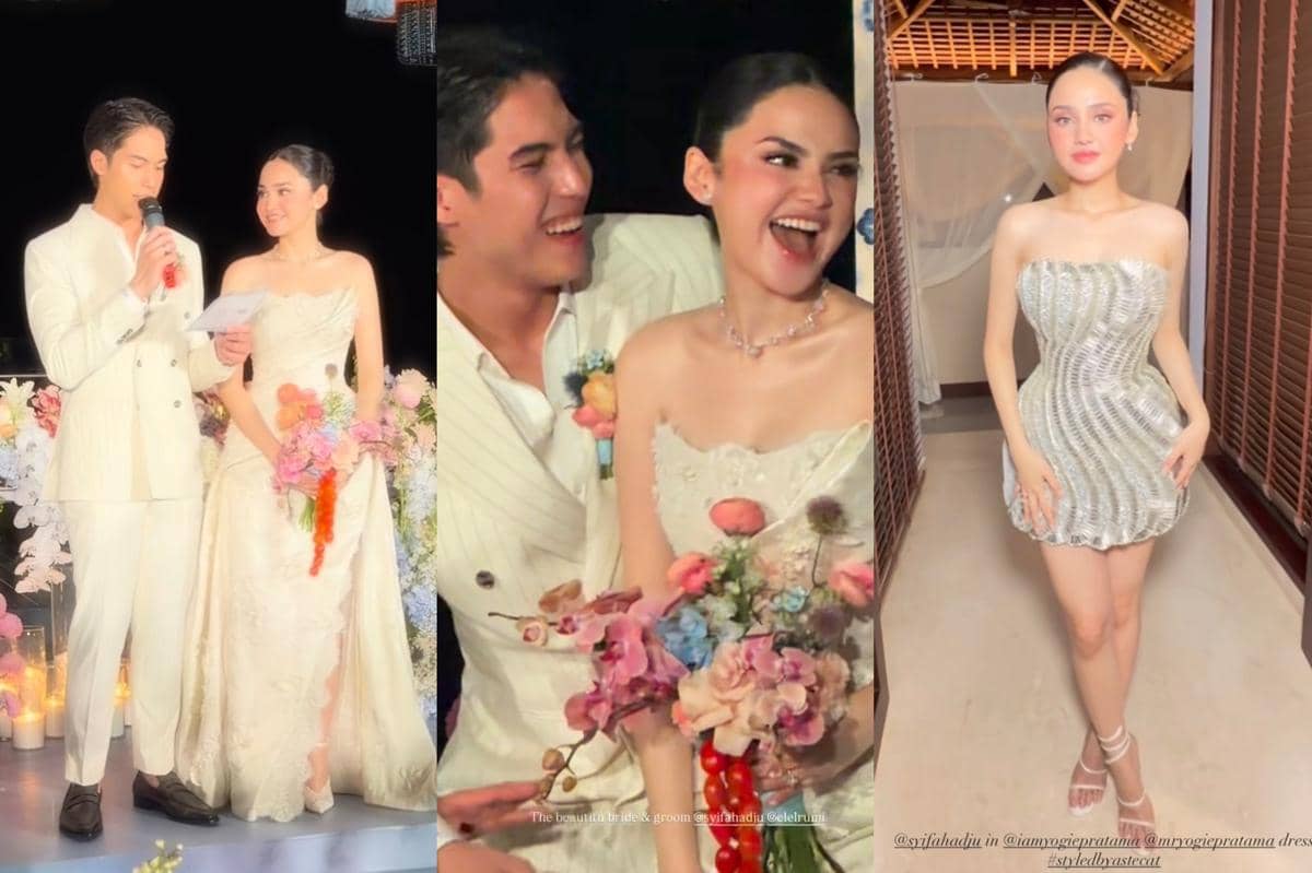 8 Ide Dress dan Makeup After Party Syifa Hadju di Bali, Bling-bling!