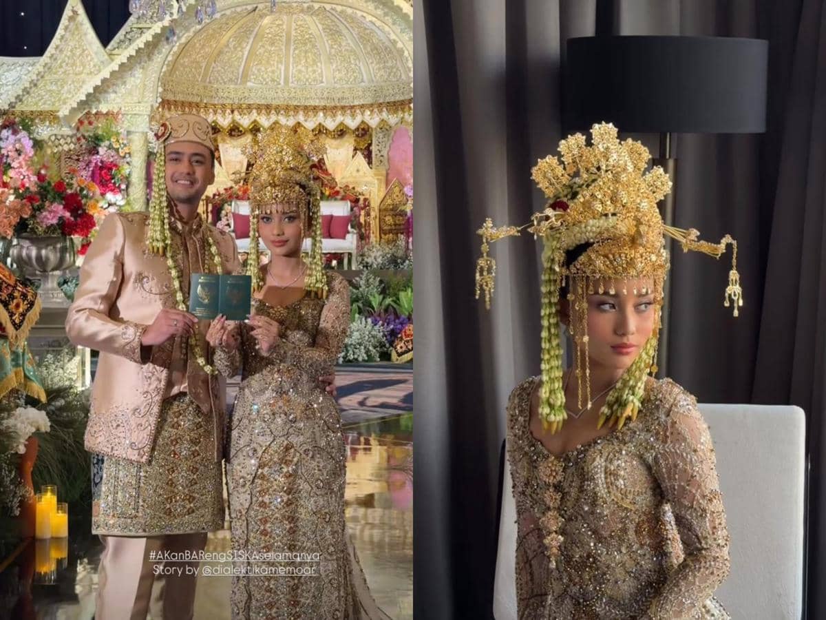 7 Gaya Akad Nikah Siska Minbite, Klasik dengan Adat Betawi