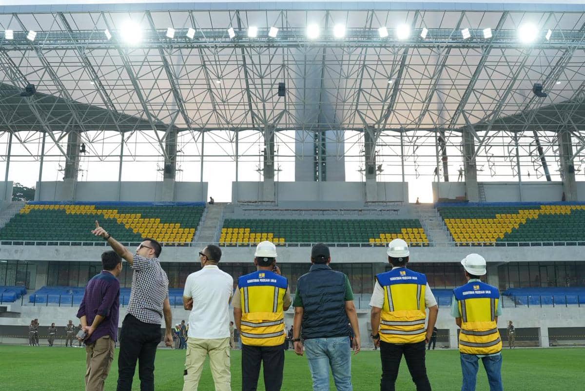 Update Stadion Teladan Jelang AFF: Rumput Sudah Hijau, Lighting Terang