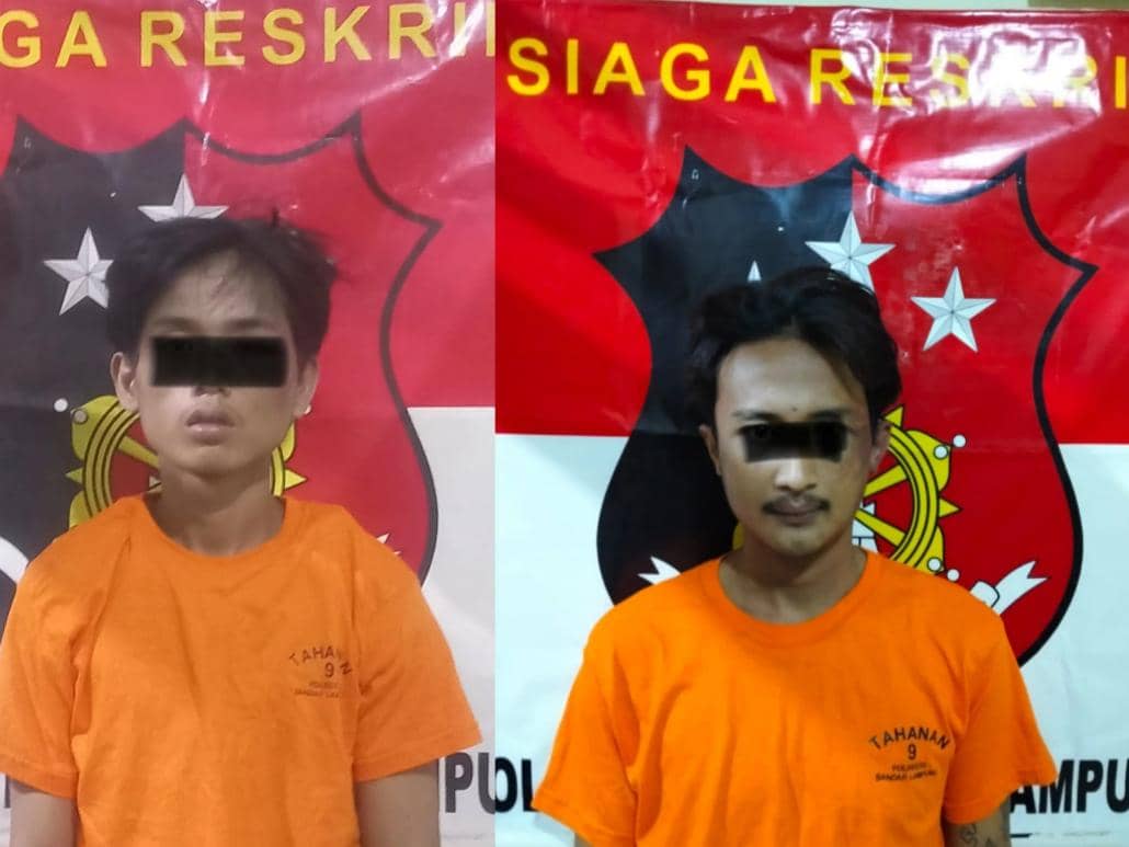 Duo Garong Spesialis Rumah Kosong di Bandar Lampung Dibekuk! 