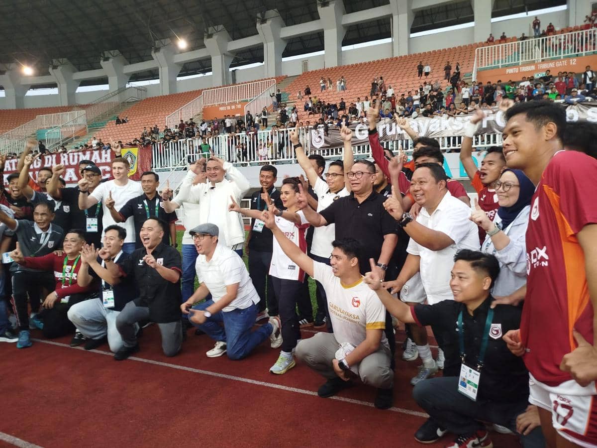 Garudayaksa FC Lolos ke Super League, Pakansari Dihiasi Euforia