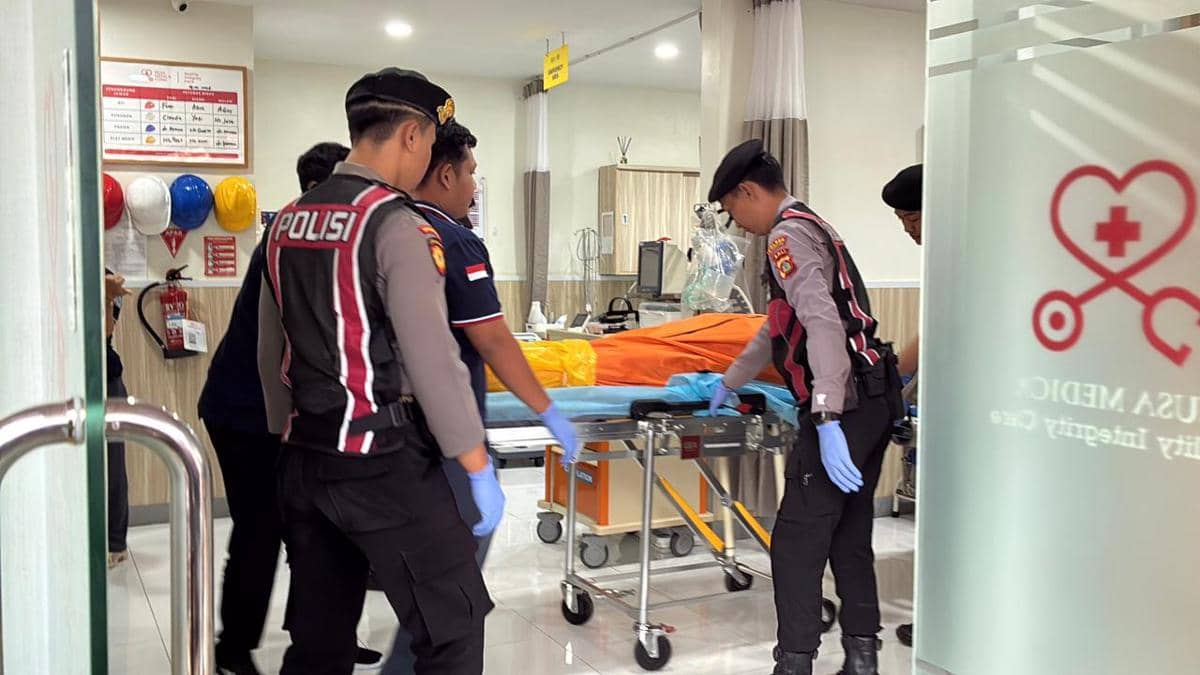 Wisatawan Norwegia meninggal tertabrak boat di perairan Nusa Lembongan. (Dok. IDN Times/Polsek Nusa Penida)