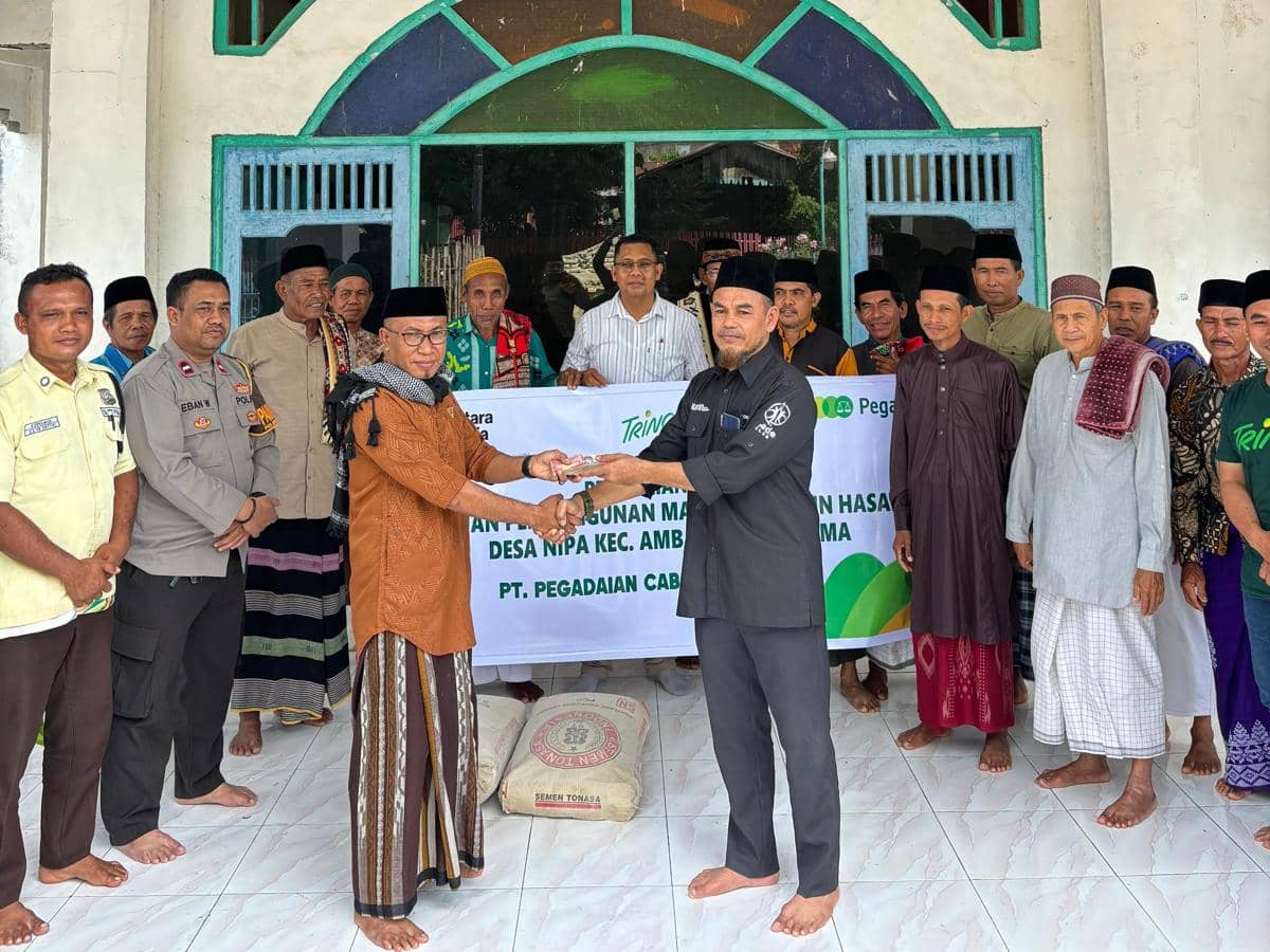Hari Buruh 2026, Pegadaian Rasanae Bantu Fasilitas Masjid di Bima
