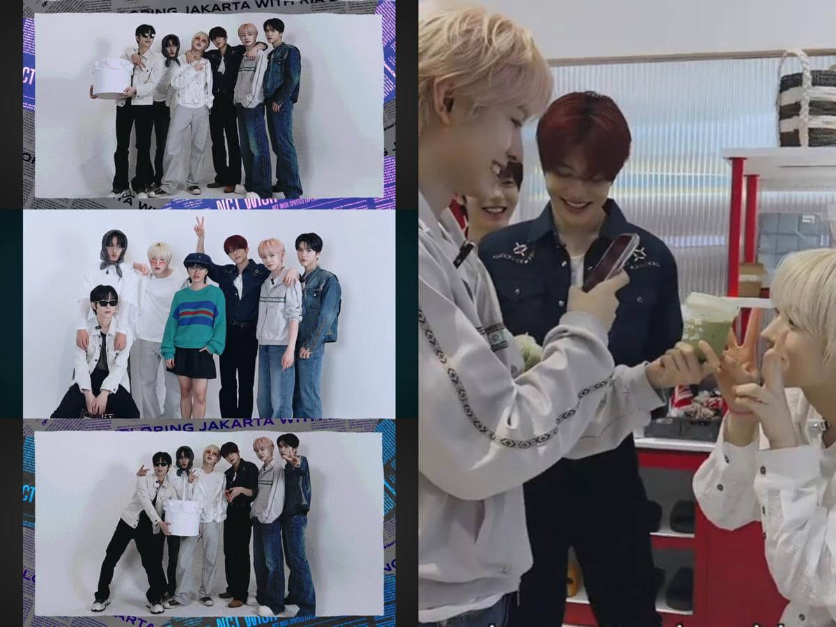 cuplikan konten Ria SW dengan NCT WISH