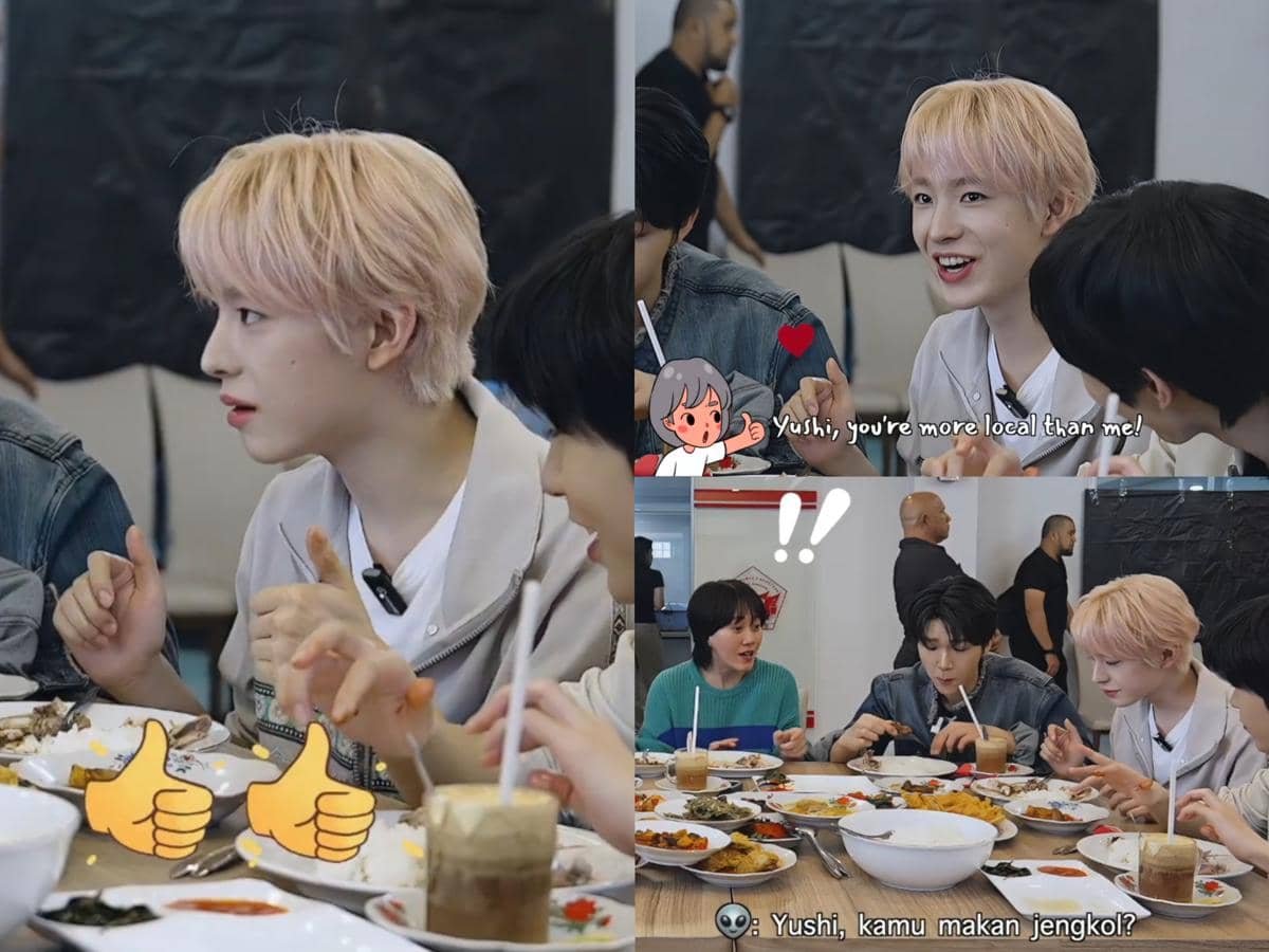 cuplikan konten Ria SW dengan NCT WISH