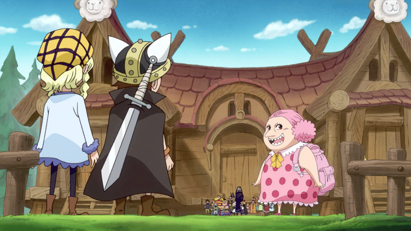 scene masa kecil Big Mom