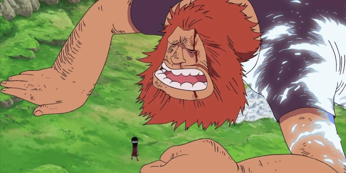 Nico Robin dan Jaguar D. Saul