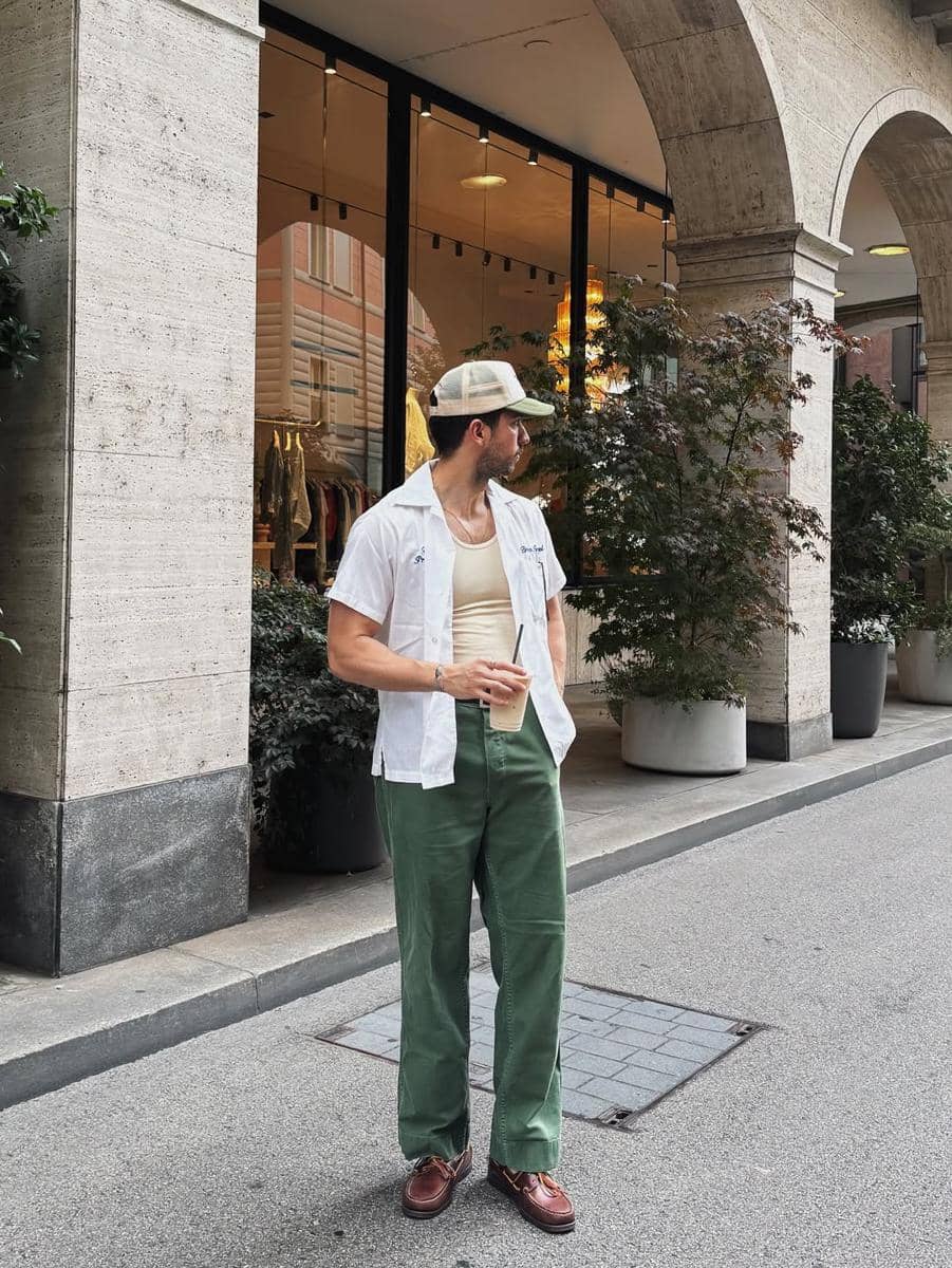 Outfit vintage cowok 
