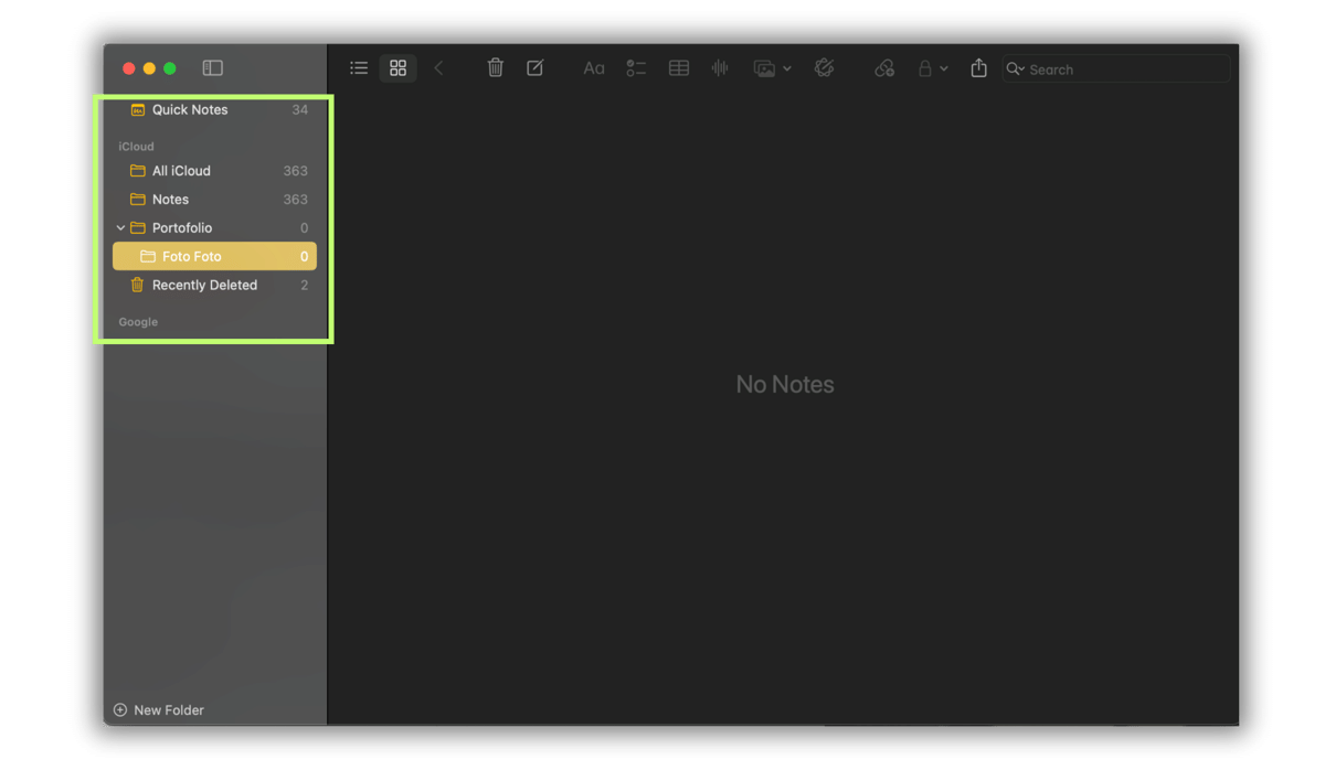 Cara Maksimalkan Apple Notes di MacBook