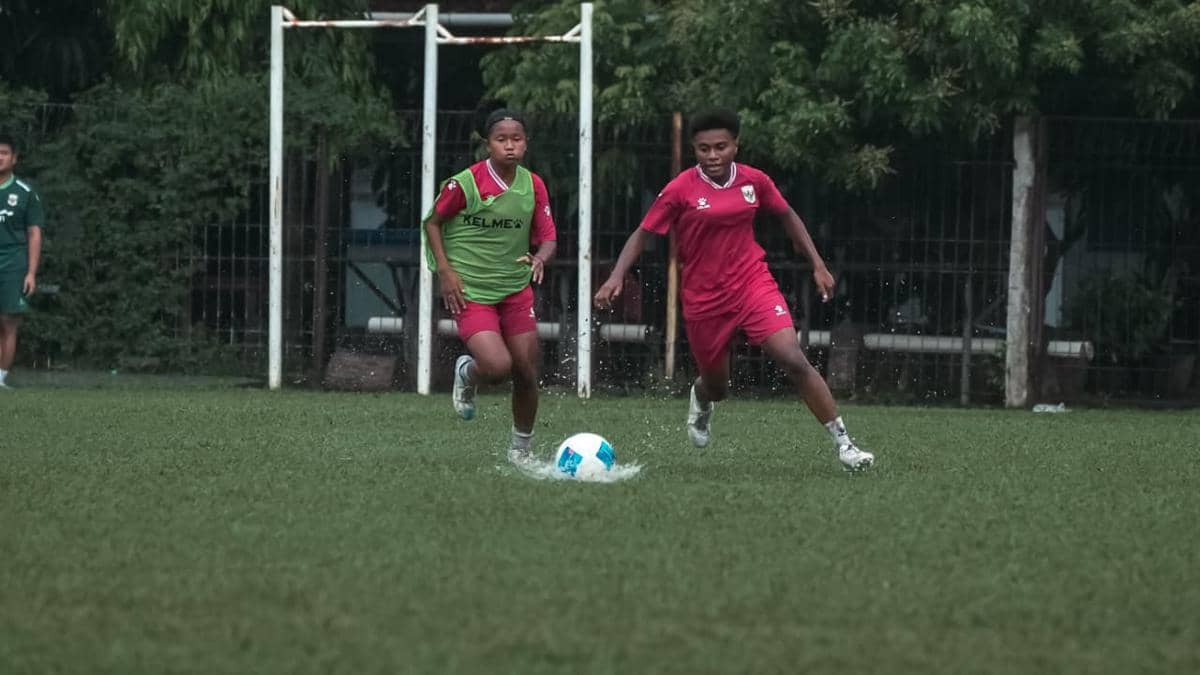 Timnas Putri Indonesia U-17 saat berlatih (Dokumentasi PSSI)
