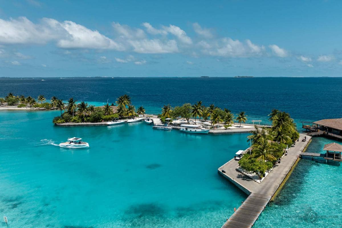 Potret pulau di Maldives