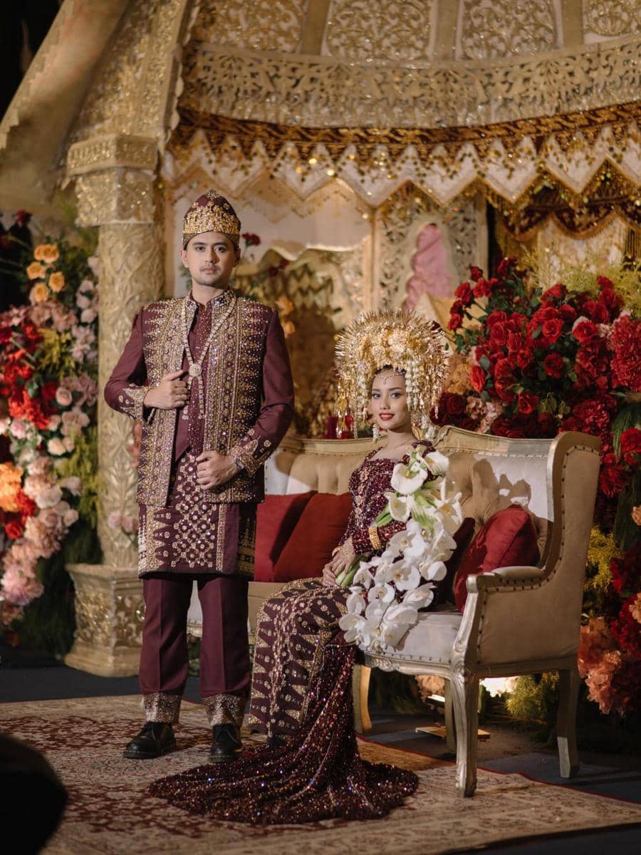 pernak pernik di pernikahan Indian Akbar dan Siska Minbite