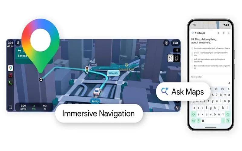 Update Besar Google Maps, Bawa AI Gemini dan Pengalaman Navigasi 3D
