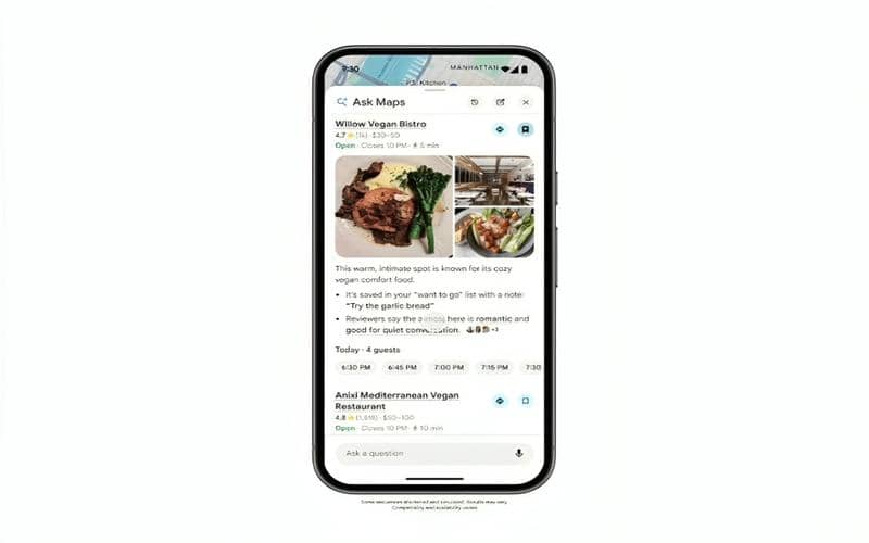 Ask Maps membantu mengubah rencana menjadi tindakan nyata