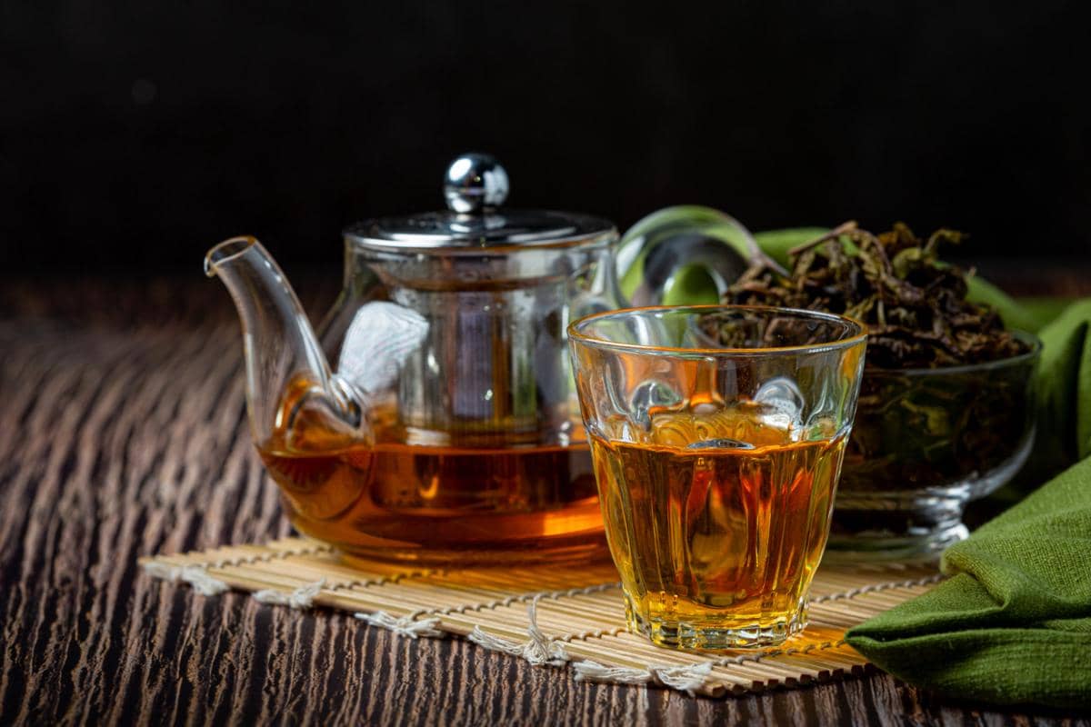 ilustrasi oolong tea