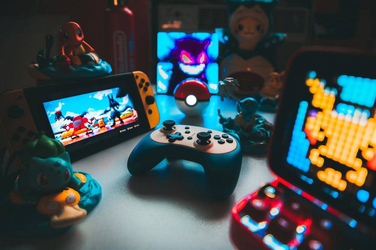 ilustrasi Pokémon di konsol Nintendo