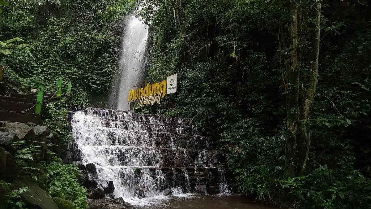 potret Air Terjun Dlundung