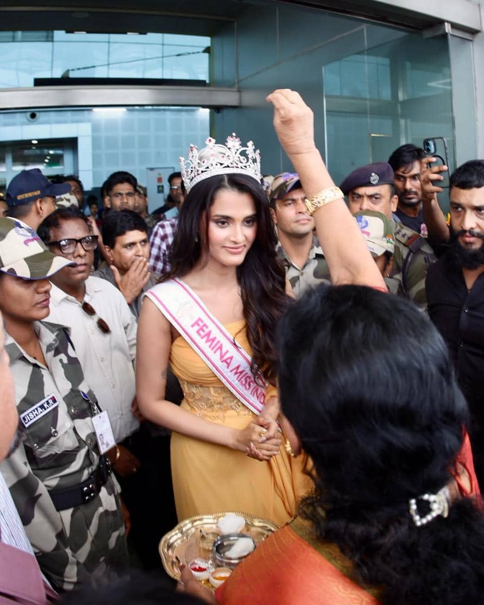 Potret Femina Miss India World 2026 Sadhvi Sail