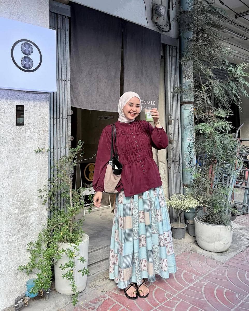 Outfit ala Meilan Indrajati