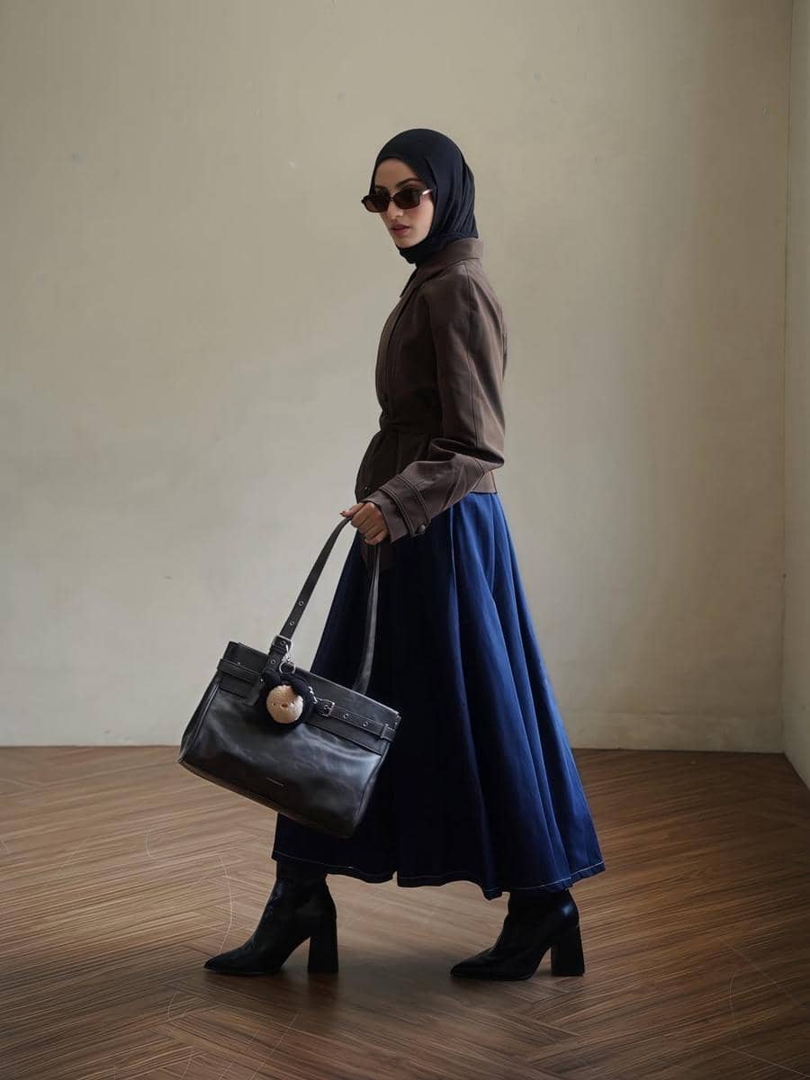 OOTD Sepatu Boots ala Munira Agile