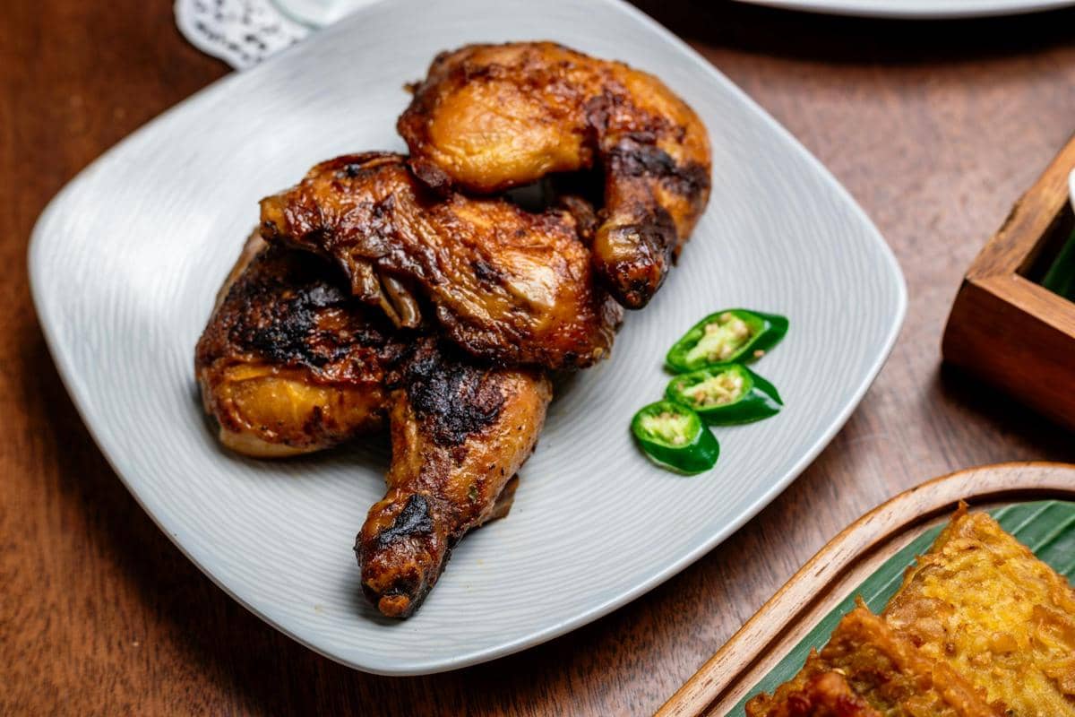 ilustrasi ayam bakar