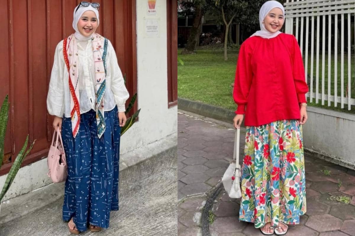 7 Ide Outfit Liburan ala Meilan Indrajati, Manis dan Catchy!