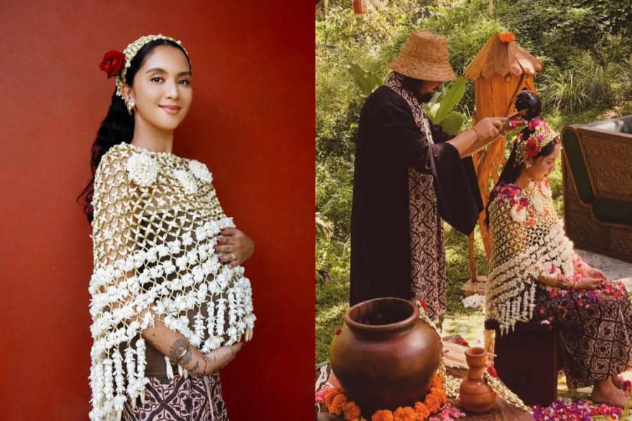 7 Ide Makeup dan Busana Tasha Serena di Acara Tujuh Bulanan