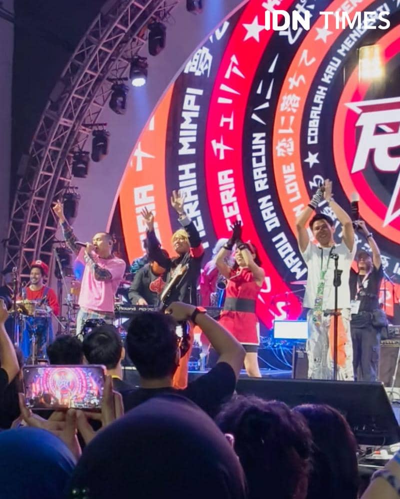 RAN sukses menghibur dan ajak penonton sing along lagu J-Rocks dalam penampilannya di OTW Pestapora 2026