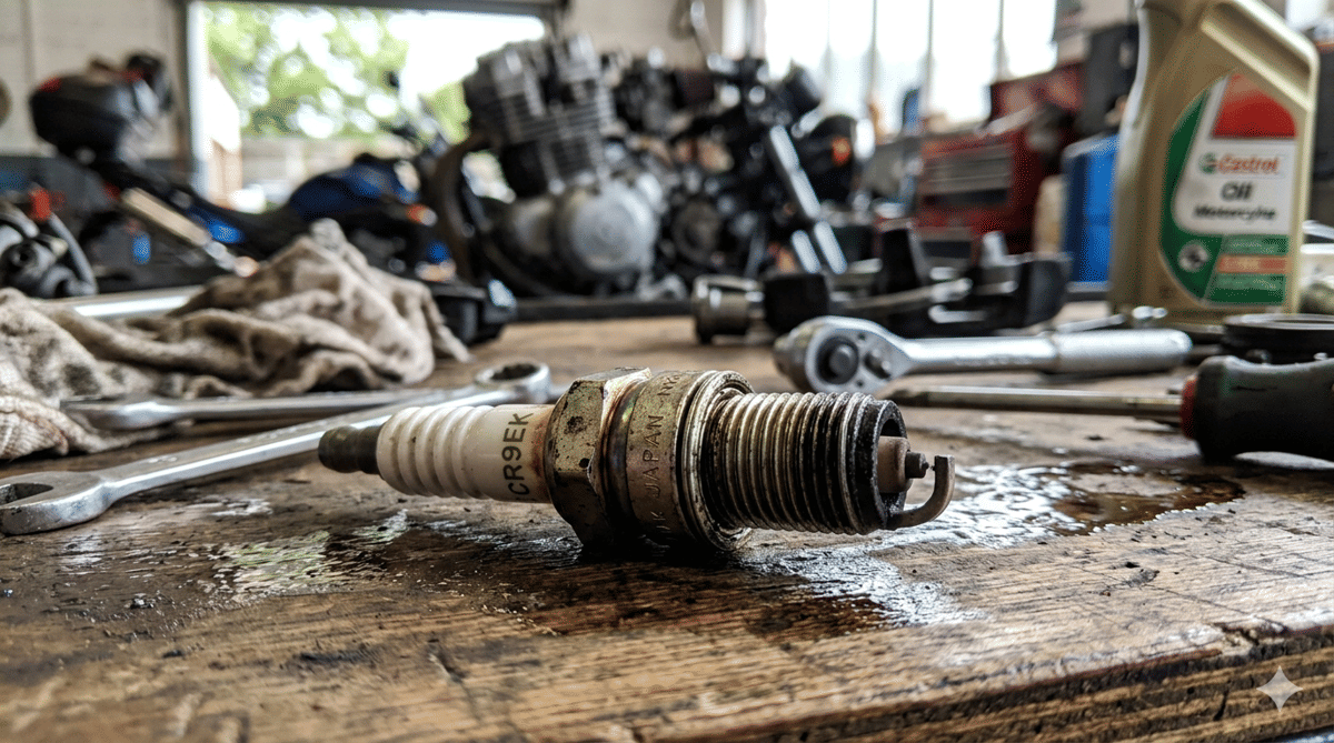 Ini Ciri Busi Motor Sudah Harus Diganti, Jangan Abaikan!