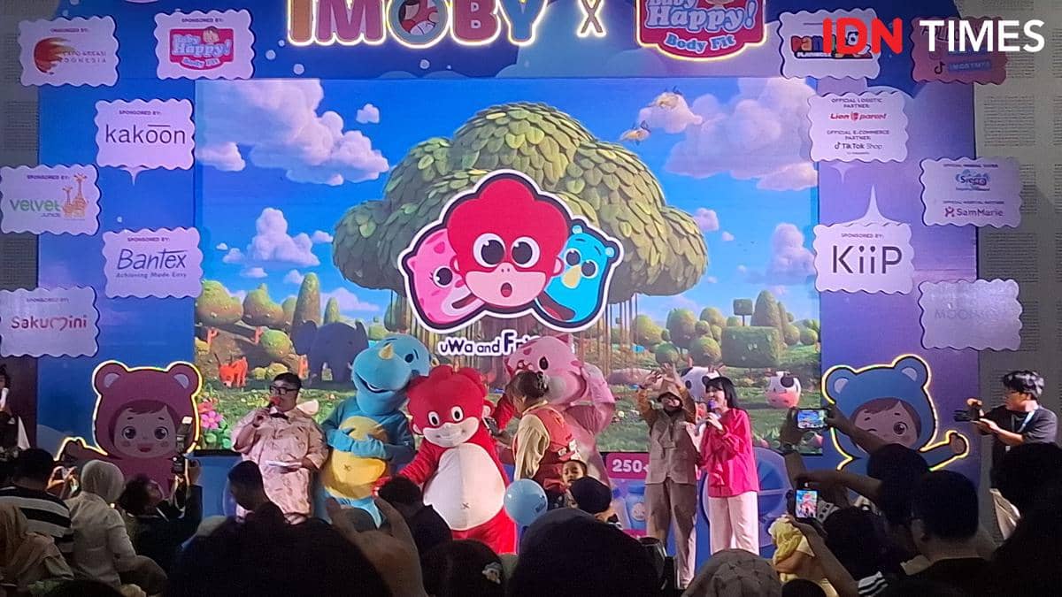 Ramai dan Interaktif, Uwa and Friends Hidupkan Suasana Mom & Baby Expo